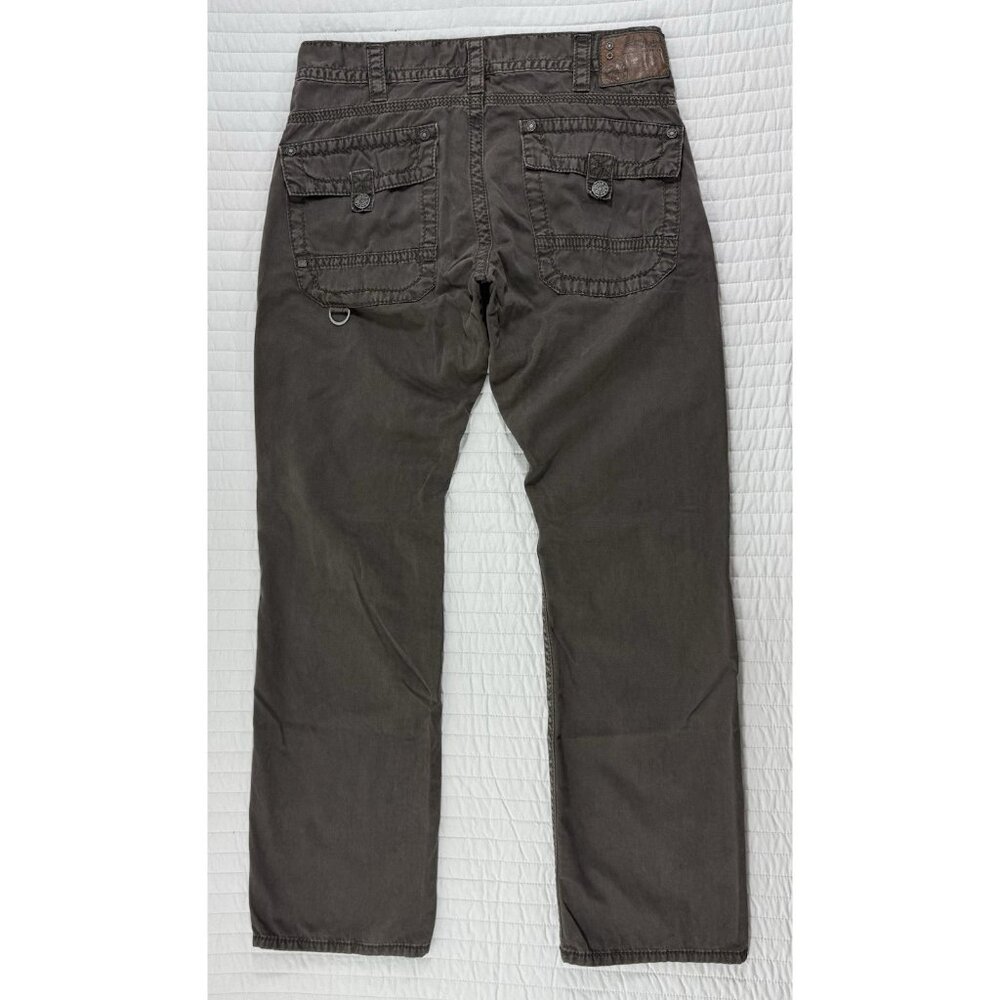 Silver Jeans Mens Zac Fatigue Flap Pocket Straight Leg Gorpcore Pants Sz 34x33